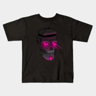 Cyborg Skull Kids T-Shirt